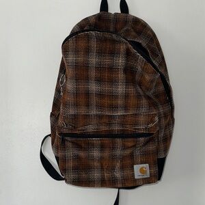 Carhartt Checkered Brown Backpack